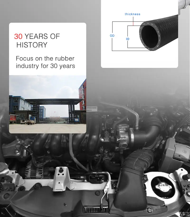 Factory direct sale NBR flexible rubber hose