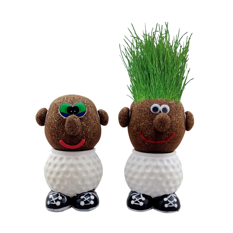 

New product educational kid toys of grass head doll decoration home