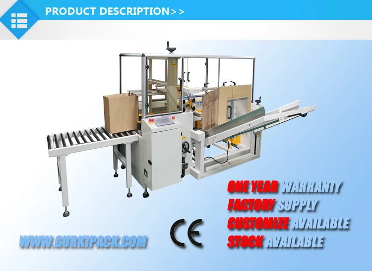 Automatic Small Opening Box Forming Carton Erecting Machine Case