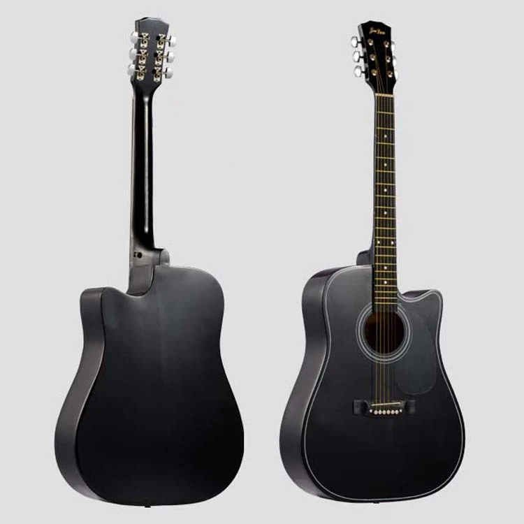 High Quality 41 Inch High Glossy Basswood Body Cheap Acoustic Guitar