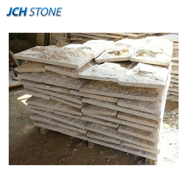 
natural granite external Wall stone split surface mushroom stone 
