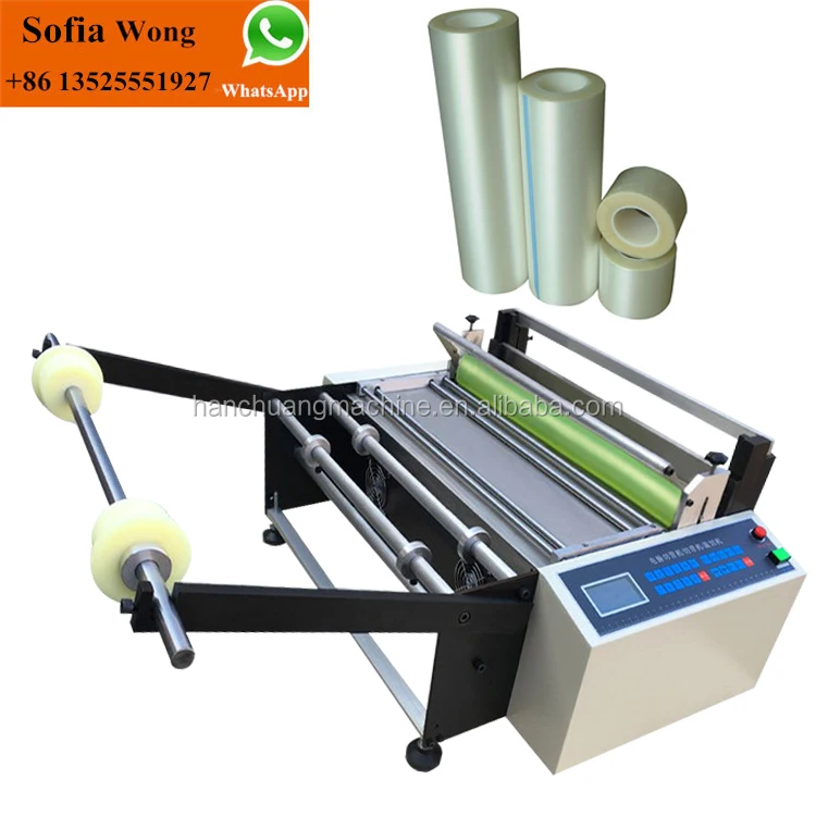 Manual Plastic Film Roll Cutting Machine