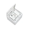 SAIP/SAIPWELL Household Appliance Two German Style Sockets Smart Home OEM 16A Waterproof Wall Socket Box