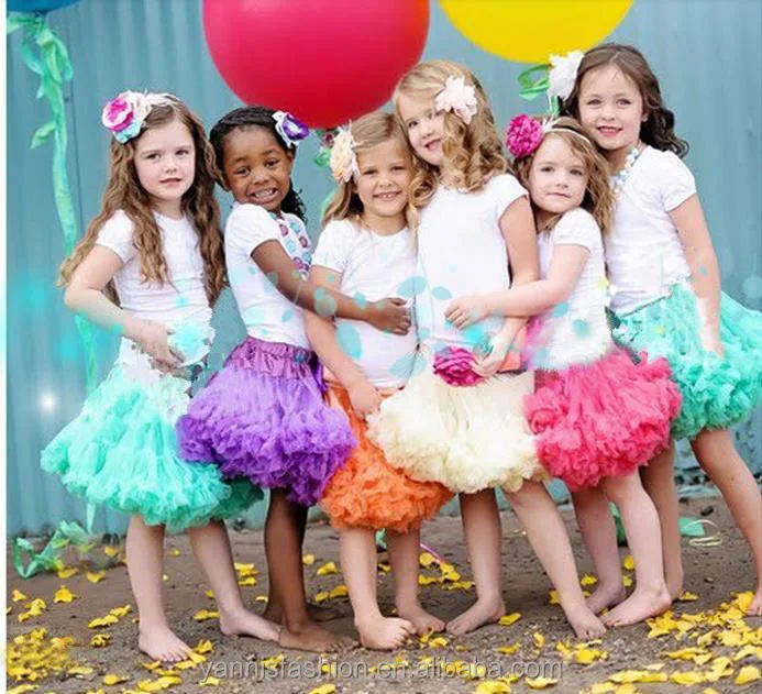 

New Baby Girls Tutu Skirt Ballerina Pettiskirt Layer Fluffy Children Ballet Skirts For Party Dance Princess Girl Tulle Miniskirt, Can be customized