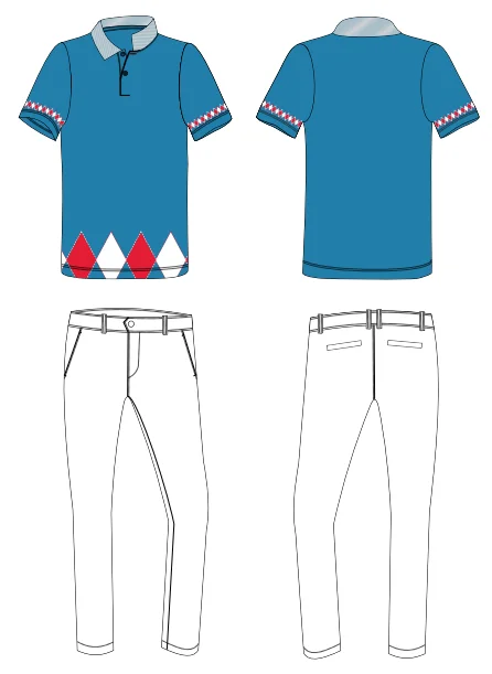 
2017 new design Hot sale digital print t-shirt golf 