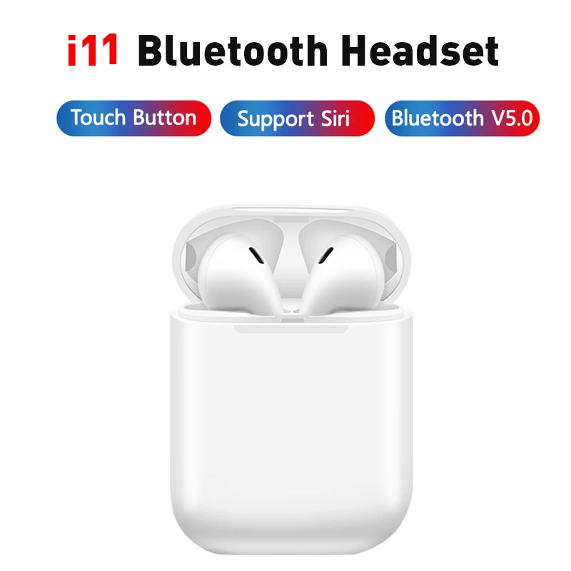 2019 Trending Products Audifonos Bluetooth i11 tws 5.0 Sports Earbud Hifi Stereo Wireless Earphone With Charging Case - ANKUX.COM