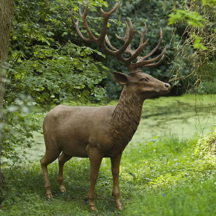 life size resin animals for the garden