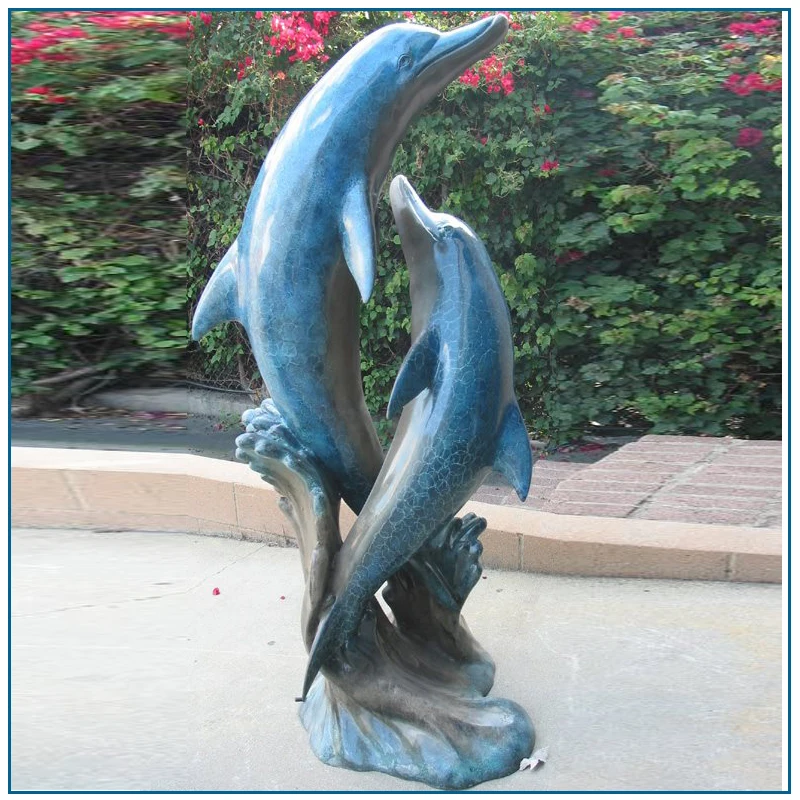 Modern Large Size Outdoor Stainless Steel Dolphin Sculpture Buy
