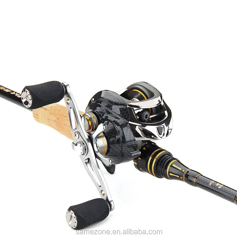 

Baitcasting Fishing Reel 18+1 Ball Bearings Casting Reel Magnetic Braking System Baitcaster with NMB Ball Bearings Reel