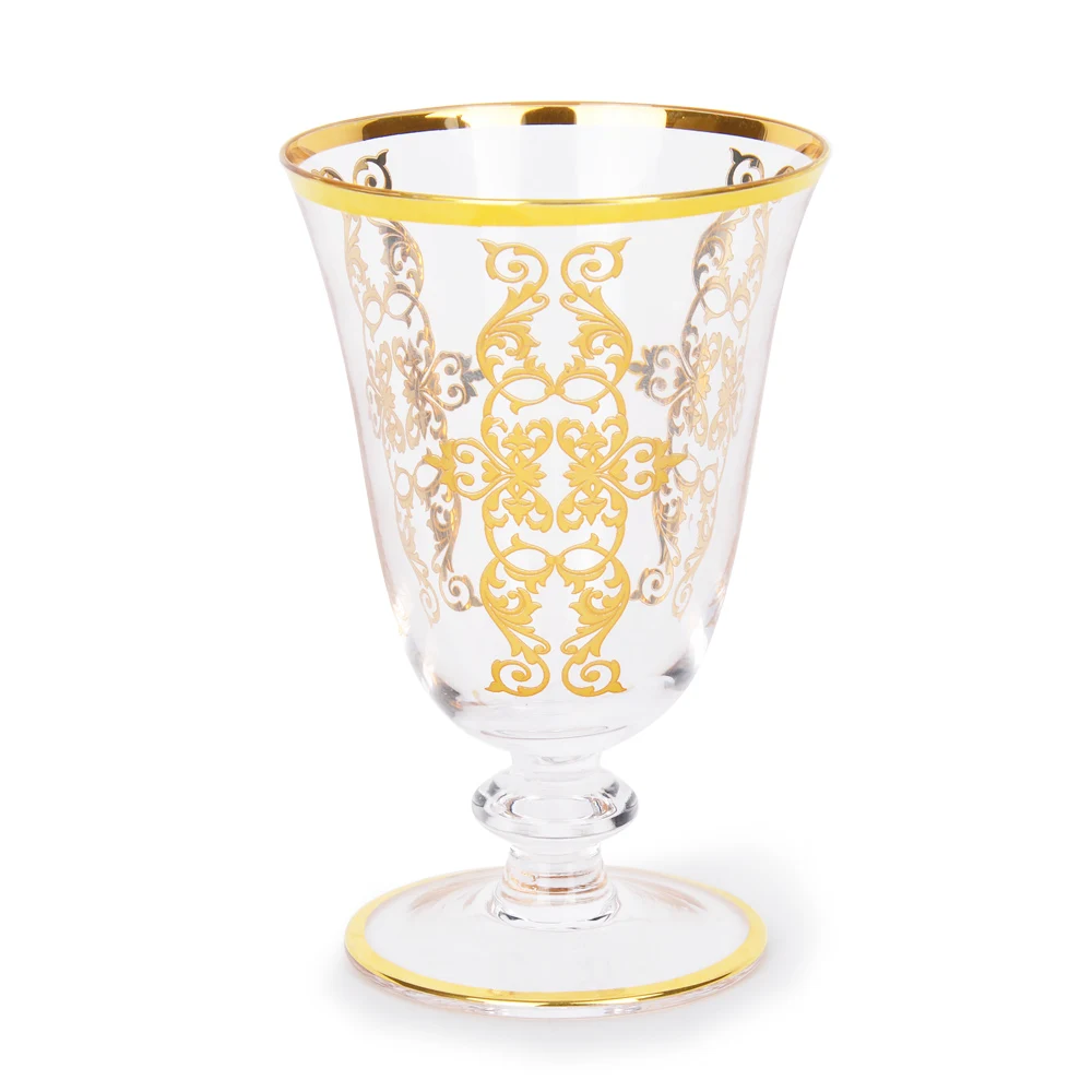 Handmade crystal glass juice glass tea and coffee sets for Arabic