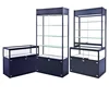 Classic design glass jewelry table jewellery trade show display showcase/Portable counter design for shops