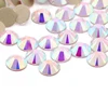 2017 Hot Sales Clear White AB Flat Back Crystal Non Hot fix Flatback Glass Rhinestones