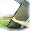 F021 Double Ring Circle Folding Car Front Windshield Sun Shade With Pouch For Customized Logo