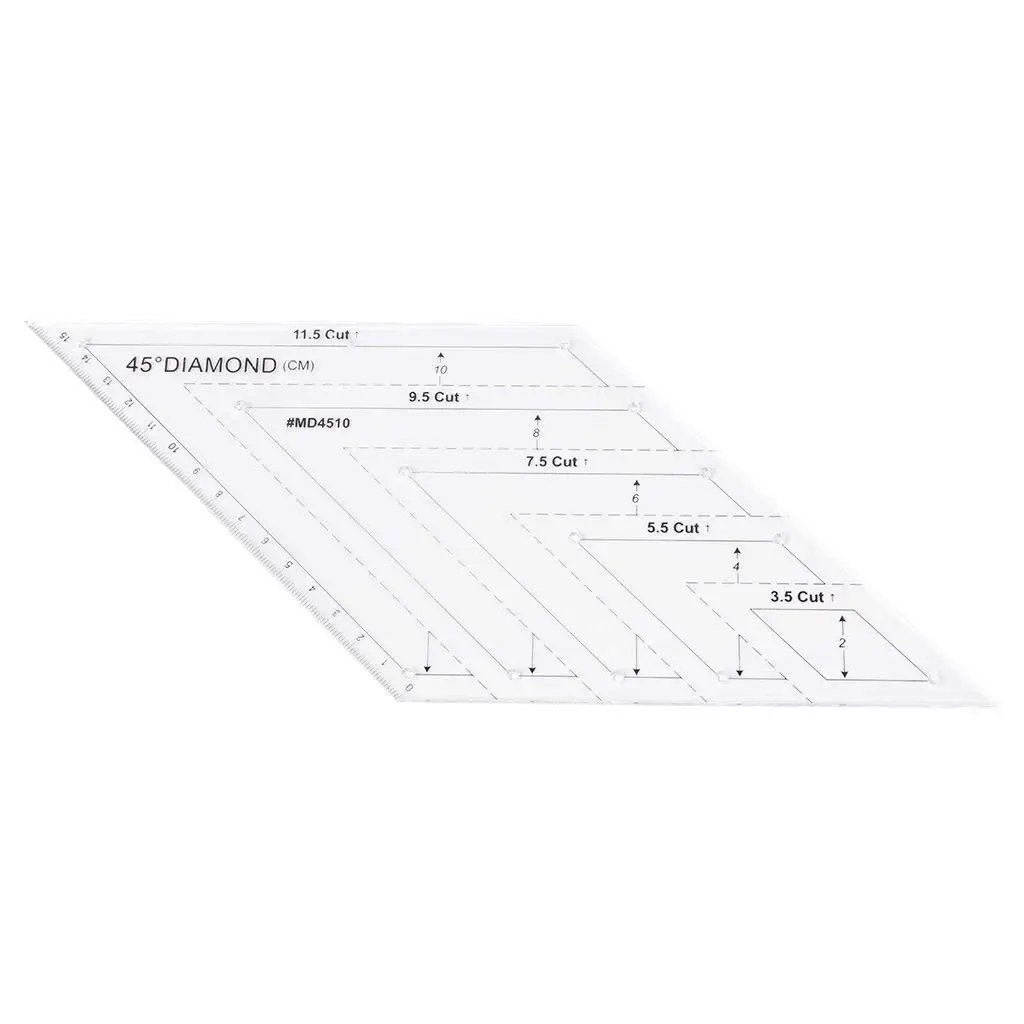 Quilting Ez Quilting Template Plastic 18 Inch By 24 Inch Crafts Constructoravigil Com