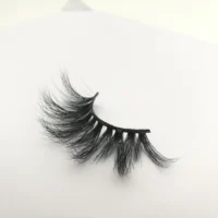 

China Bulk Customized Package 8MM-15MM Length Comfortable 3d Mink Fur Eyelashes