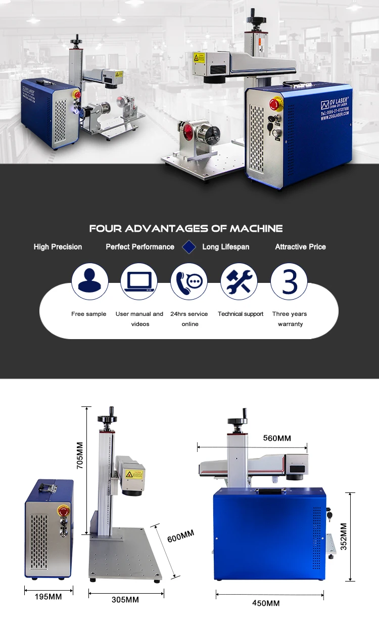 30w Mini Cnc Laser Printing Machine For Cattle Ear Tag Cow Ear Tag
