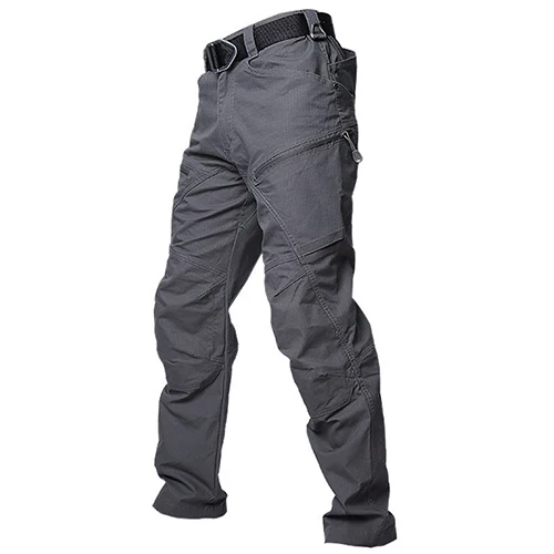 

Outdoor Tactical Cargo Pants Men Cotton Many Pockets Stretch Security Trousers Military Pants, Khaki,grey,army green