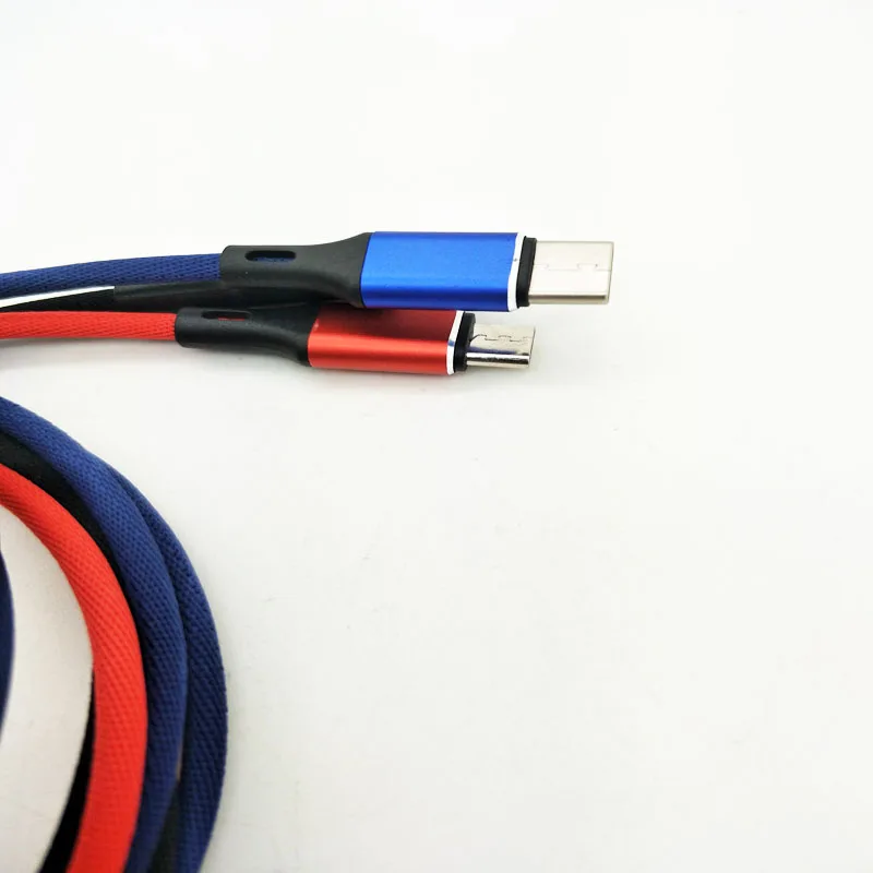 

Fabric USB Cable Charger And Data type-c cable