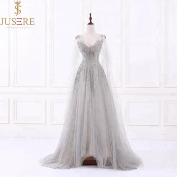 gray special occasion dresses