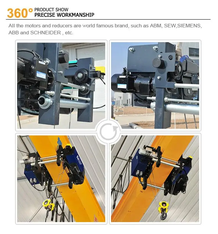 Harbor Freight High Quality 5 Ton Trolley Hoist With Electric Trolley