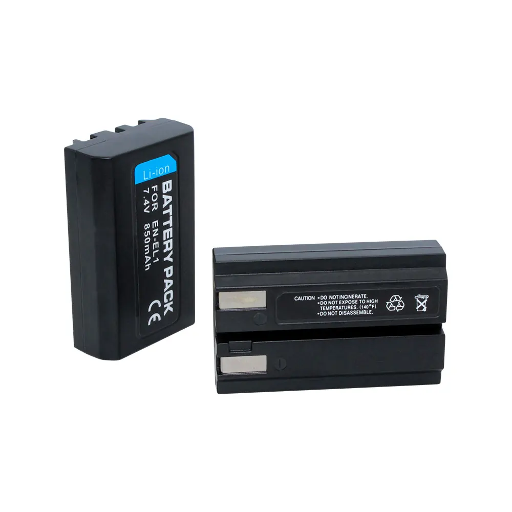 7.4v 850mah En-el1 Np-800 Replacement Camera Li-ion Battery For Nikon ...