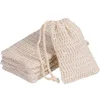 Exfoliationg Save Soaps pouch Natural Fiber Soap Bags for Foaming Drying Sisal Soap Bag