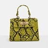 Wholesale embossed python leather handbag fashion ladies bags small handbag for women