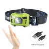ESEN97 Plastic popular style 3 modes rechargeable 100 lumens long time lighting sensor hands free headlamp light