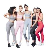 

Fitness women GYM Clothing In Stock Active Wear Yoga Pants Leggings and Sports Bra Wholesale Women Yoga Set