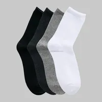 

wholesale funny boy and girl crew white children student school socks