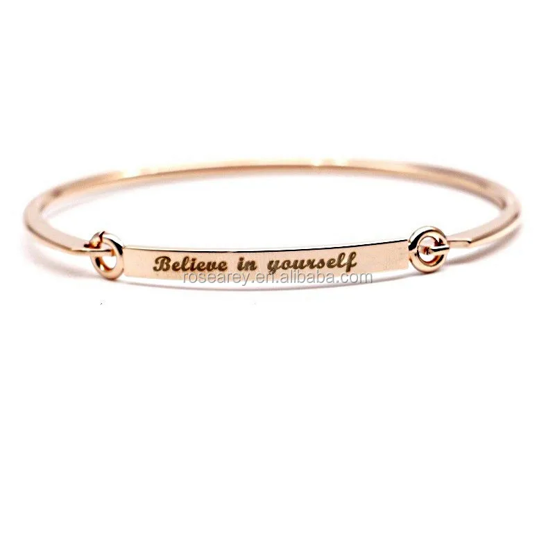 believe in yourself bracelet