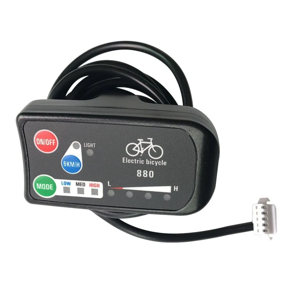 

LED880 36V 48V Electric Bicycle Display e bike Controller LED Bike Panel Bike Parts ebike