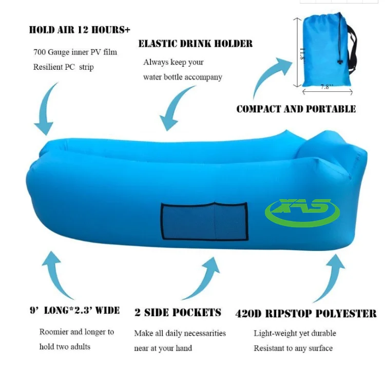 Inflatable Lounger Air Sofa Hammockportable,Water Proof& Antiair