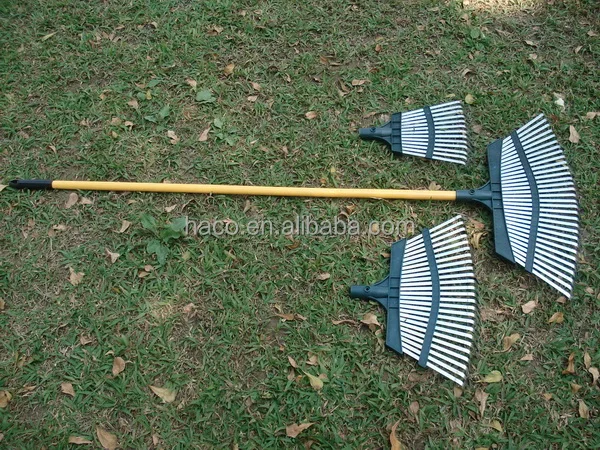 
31 Tine Steel Grass Garden highly carbonized steel super flexible and durable Leaf Rake 