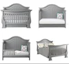 Hot sale low price modern new born baby nursery cots with caster