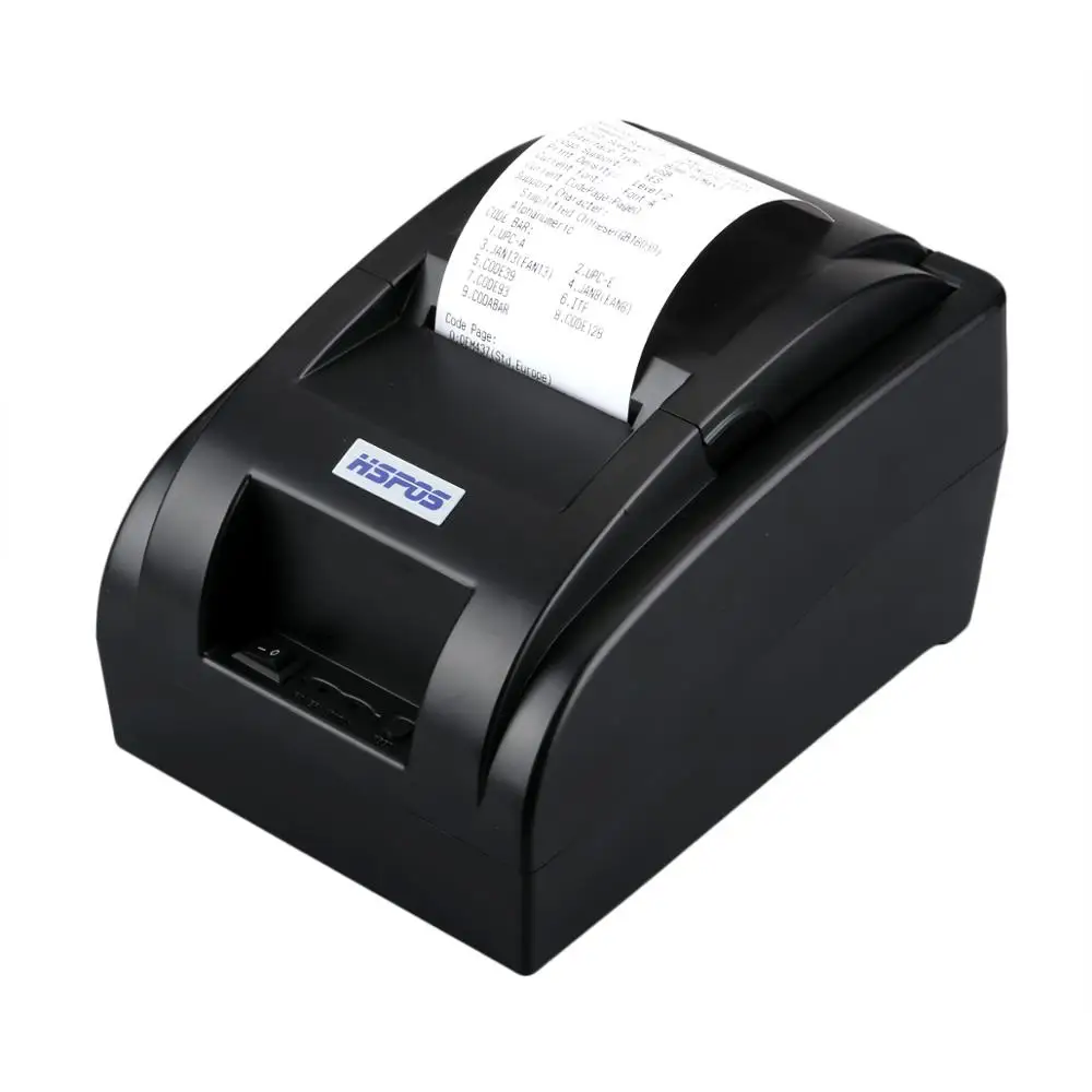 

Factory HSPOS 58mm thermal desktop receipt printer usb interface no MOQ cheap price support win10 linux driver 58HU