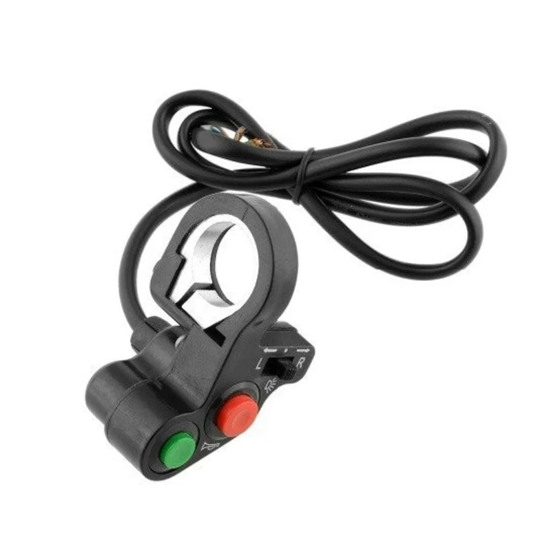 Motorcycle Atv Bike Handlebar Accident Hazard Light Switch On Off