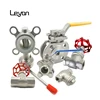 SS316/304 4 inch water gate valve double flange butterfly valve 2-way angle seat valve ball valves with lock