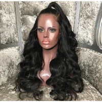 

Cuticle Aligned Natural Color Body Wave Remy Indian Human Hair Lace Front Wigs With Baby Hair