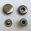 manufacturers snap button four part metal ring press snap fastener button for jeans