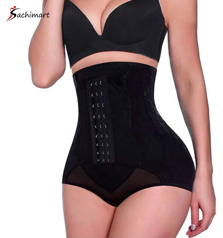 

Retail Women Waist Slimming Body Shaper Custom Print Logo Hip Enhancer Tummy Trimmer Butt Lifter Panties, Black;beige