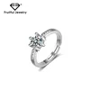 Valentine's Day lovers accessories traditional adjustable zircon ring women need luxury jewelry fashion metal sterling ring