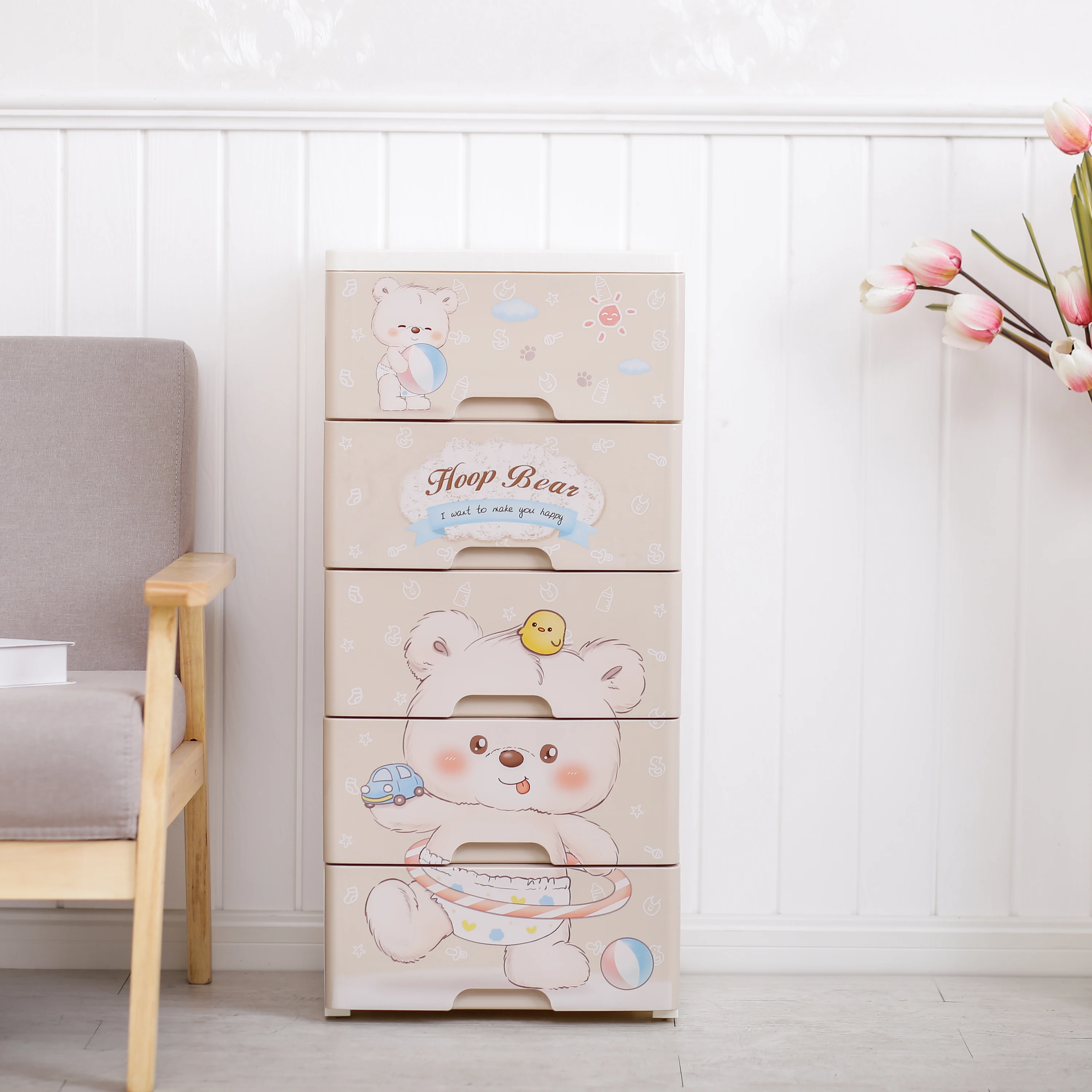 
plastic toys storage cabinet drawer 