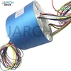 50 million Working Life Pneumatic Electric Hybrid slip rings Through Bore Slip Ring 300mm Lead Length