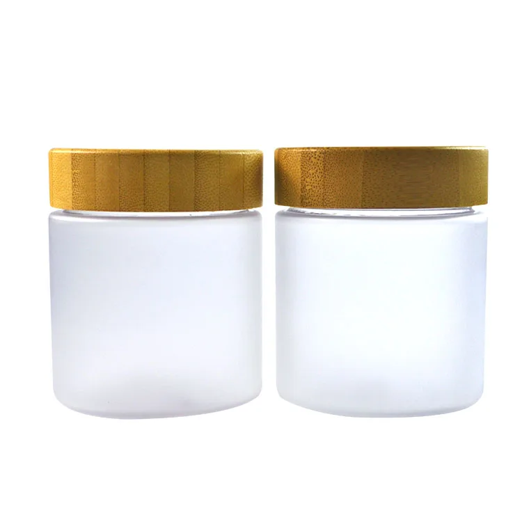 
Natural Amber Glass Cream Jar Cosmetic Jars,Pet Cosmetic Jar Amber Bamboo Wood Lid 