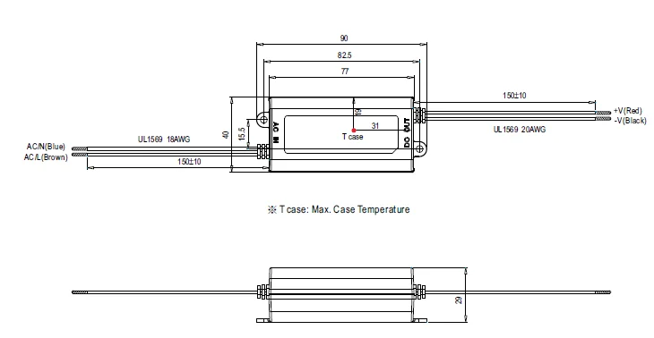 Indoor Use APV-16-24 16W Mean Well 24V LED Driver