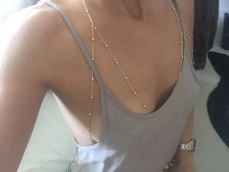 

Personalized Sexy Body Chain For Young Girls, Gold