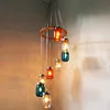 Pendant with Lights in Glass Design Modern Home Ceiling Light Fixture