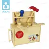 Large Wood Nuts and Bolts - Fine Motor Montessori Activity for Toddlers 18M and up Montessori Toy