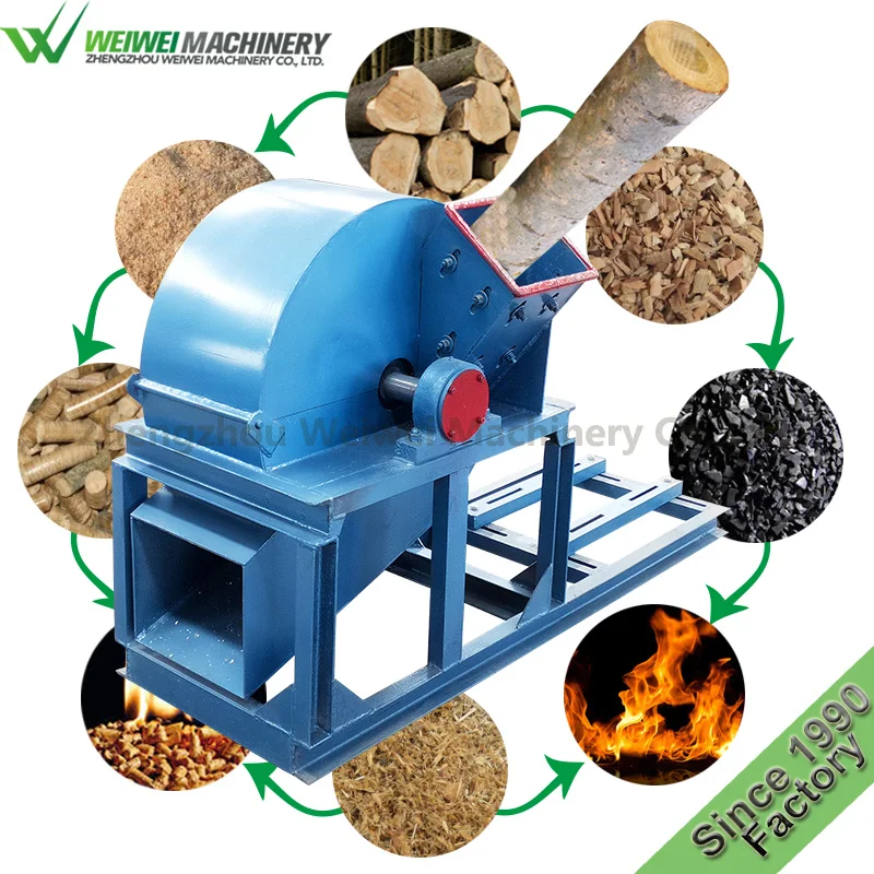 
Weiwei MF600 wood crusher and grinder branches saw making machine 2t/h 8 inches wood  (60648100293)